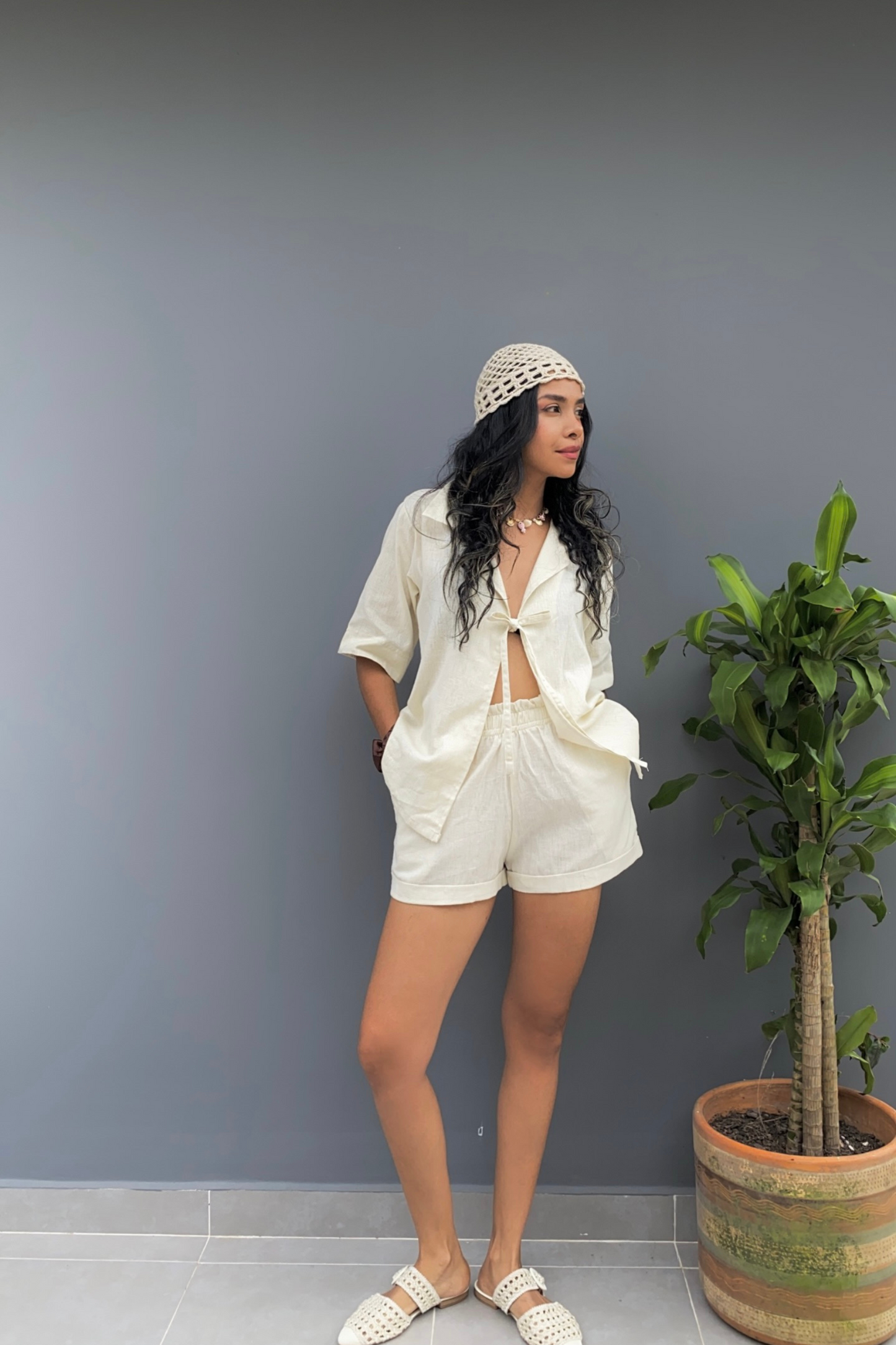 Short Esencia Marfil