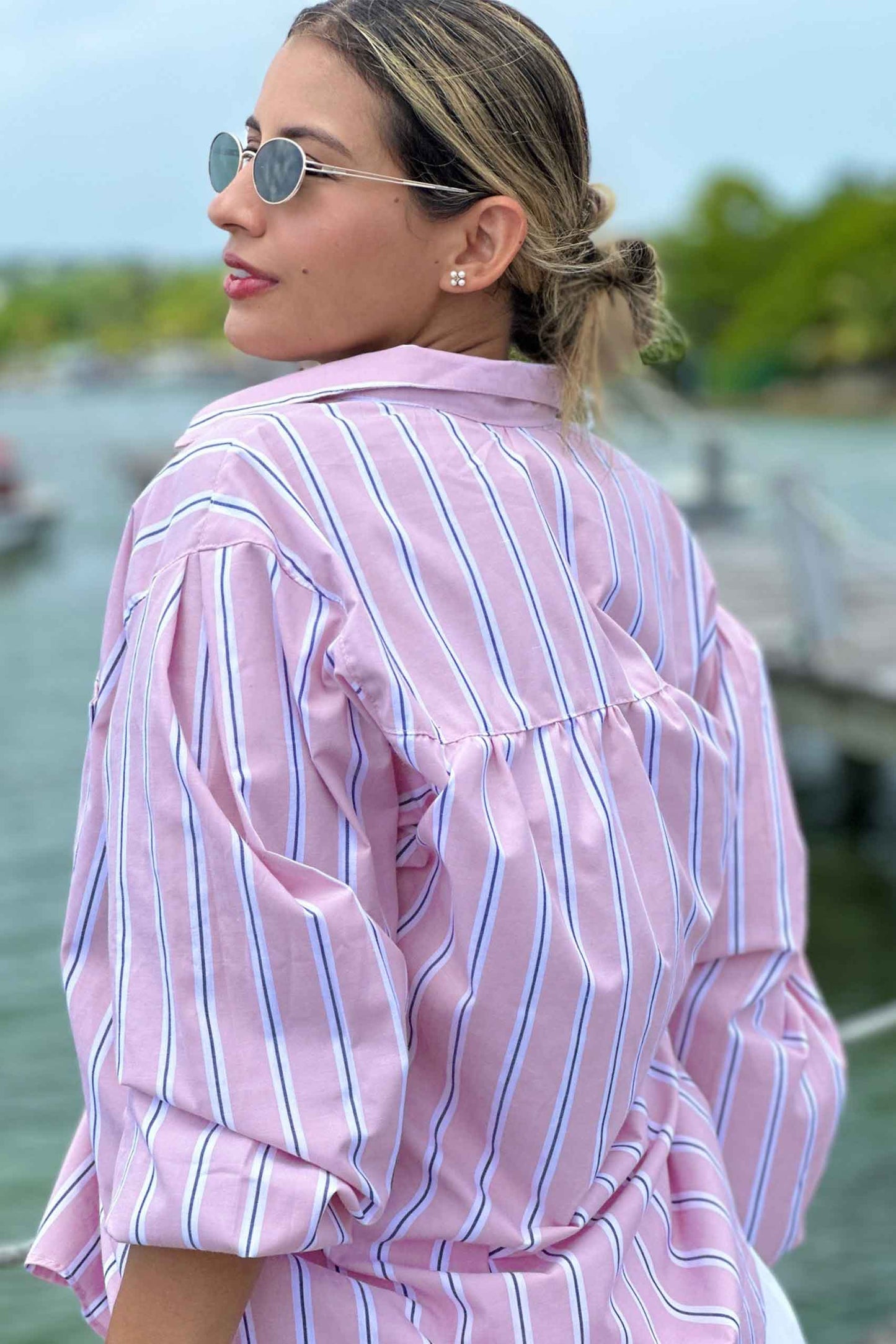 Camisa Super Over Rayas
