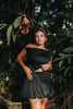 Falda Globo Negra