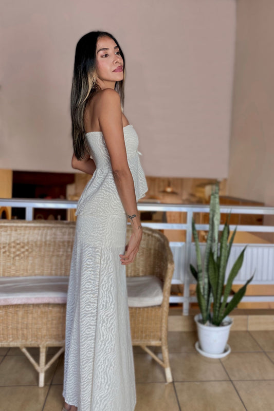 Maxifalda Perla marfil