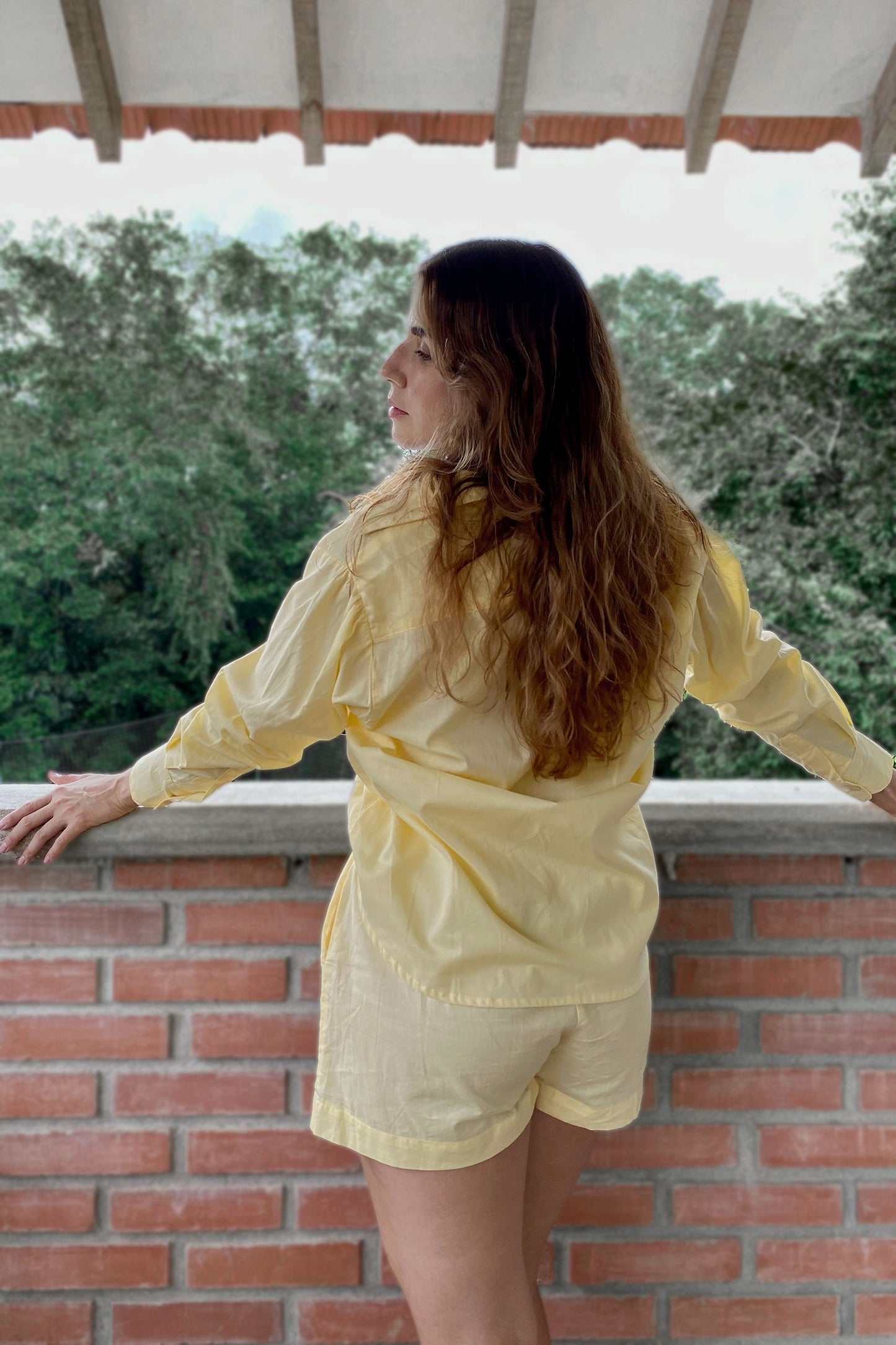 Camisa Oversize Varena amarilla
