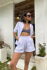 Short Lino Blanco