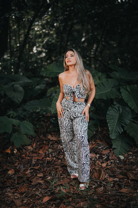 Pantalón Cebra Lino