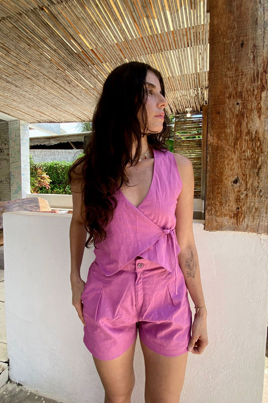 Short Mora en Leche